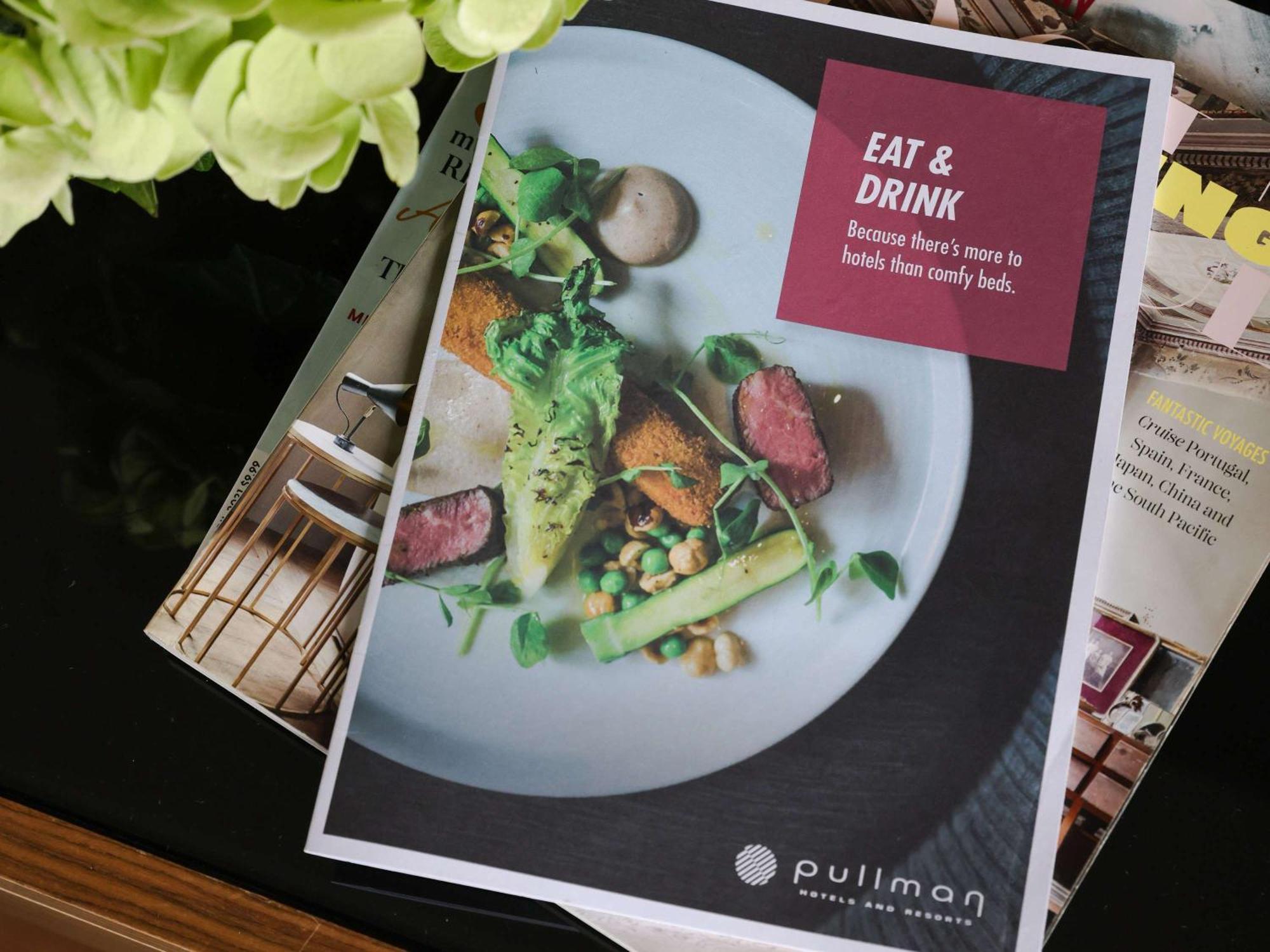 Pullman Sydney Olympic Park Hotel Exterior photo A menu