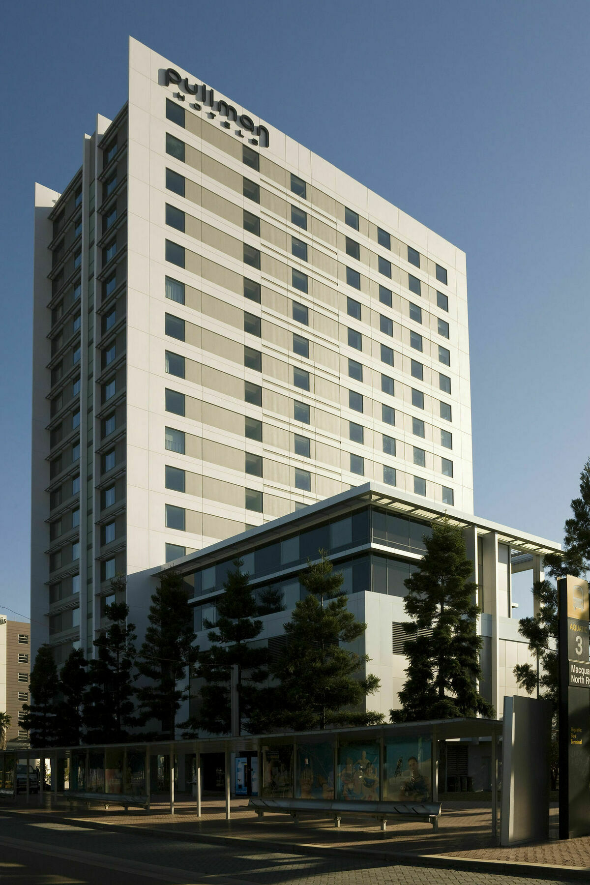 Pullman Sydney Olympic Park Hotel Exterior photo The new building of the University of Patras